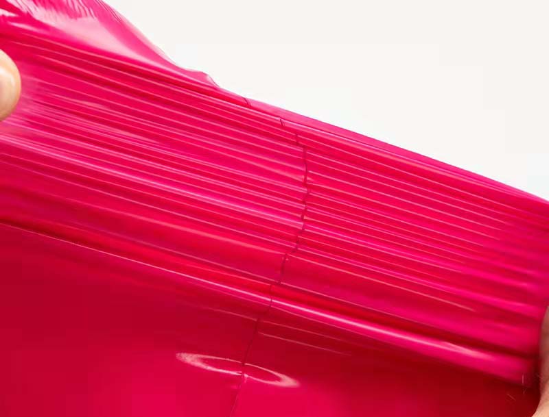 吴兴玫红色快递袋-05