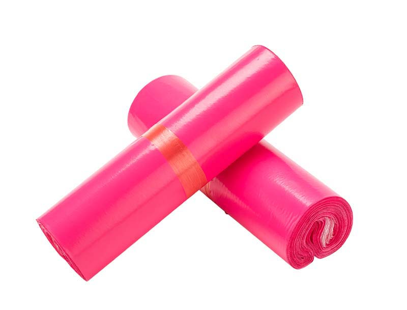 吴兴玫红色快递袋-02